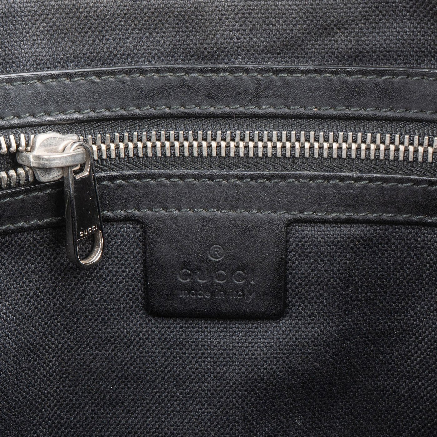 Gucci Monogram GG Black Supreme Web Messenger Crossbody Bag