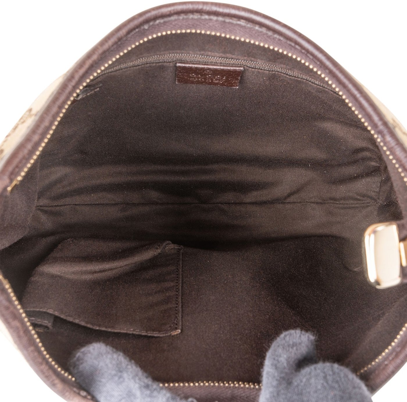 Gucci Monogram GG Canvas Abbey D-Ring Hobo Shoulder Bag