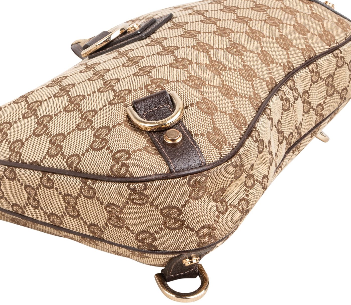 Gucci Monogram GG Canvas Abbey D-Ring Hobo Shoulder Bag
