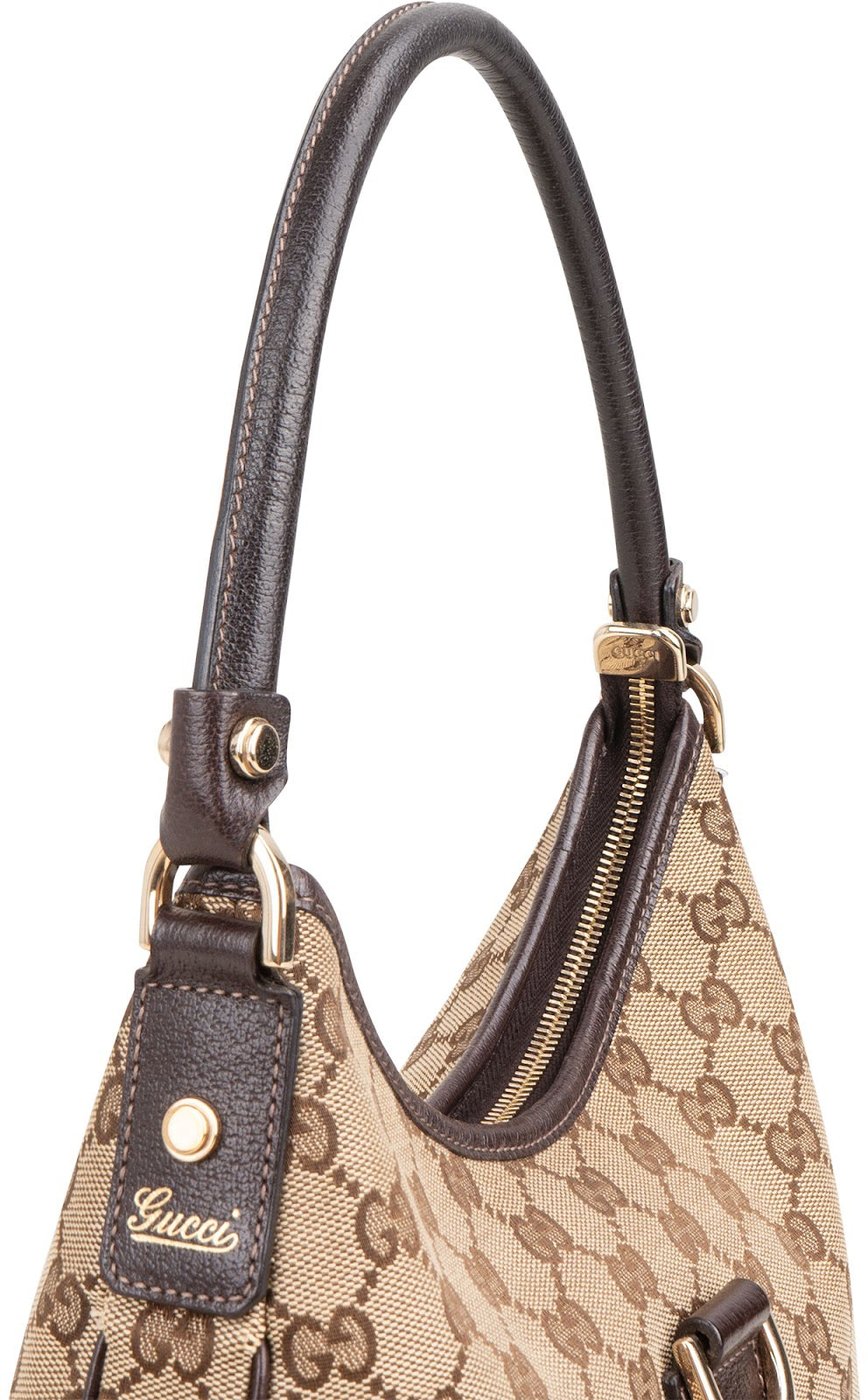 Gucci Monogram GG Canvas Abbey D-Ring Hobo Shoulder Bag