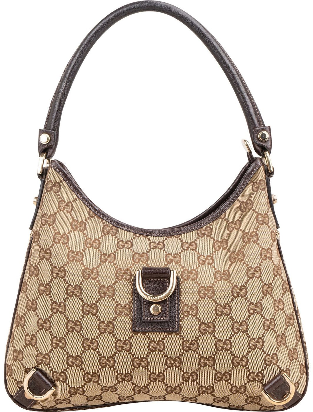 Gucci Monogram GG Canvas Abbey D-Ring Hobo Shoulder Bag