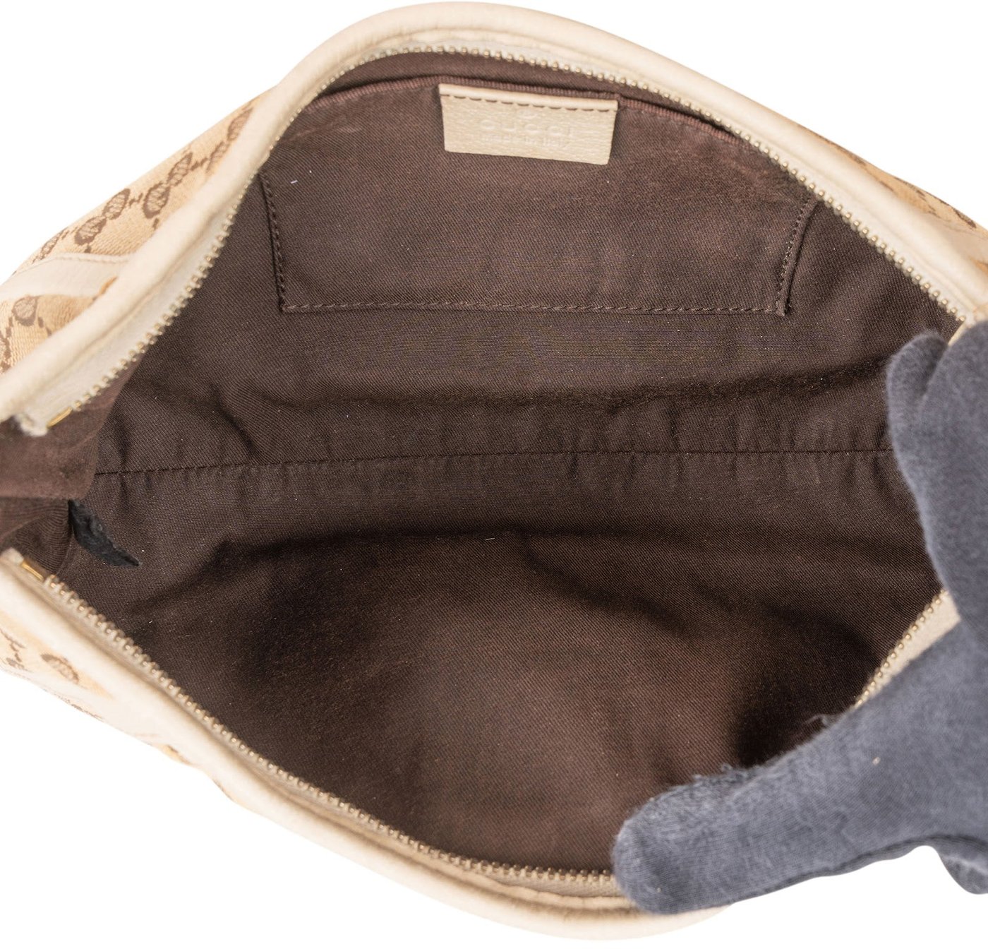 Gucci Monogram GG Canvas Abbey D-Ring Abbey Shoulder Bag