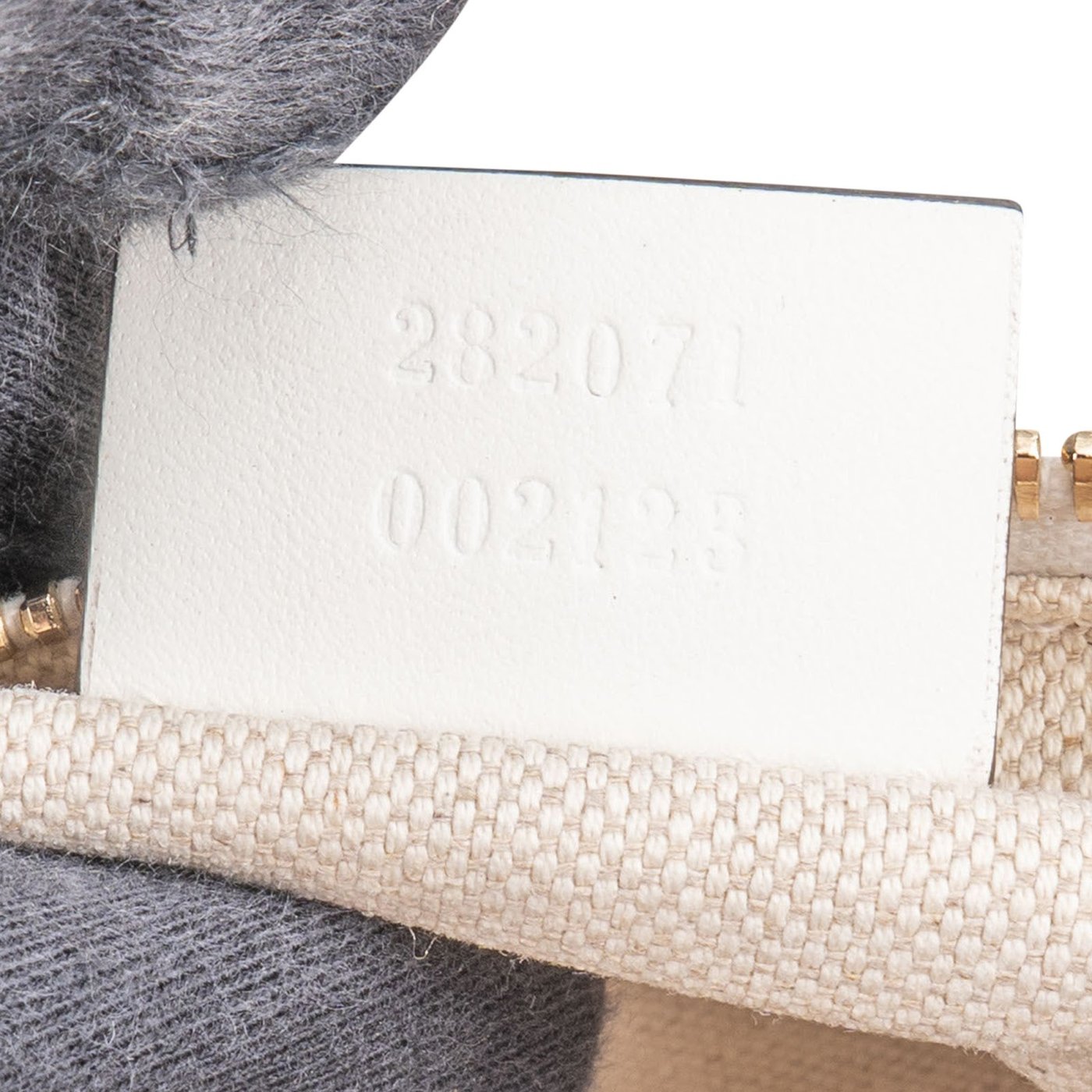 Gucci Canvas Umbrella Print Pouch Bag