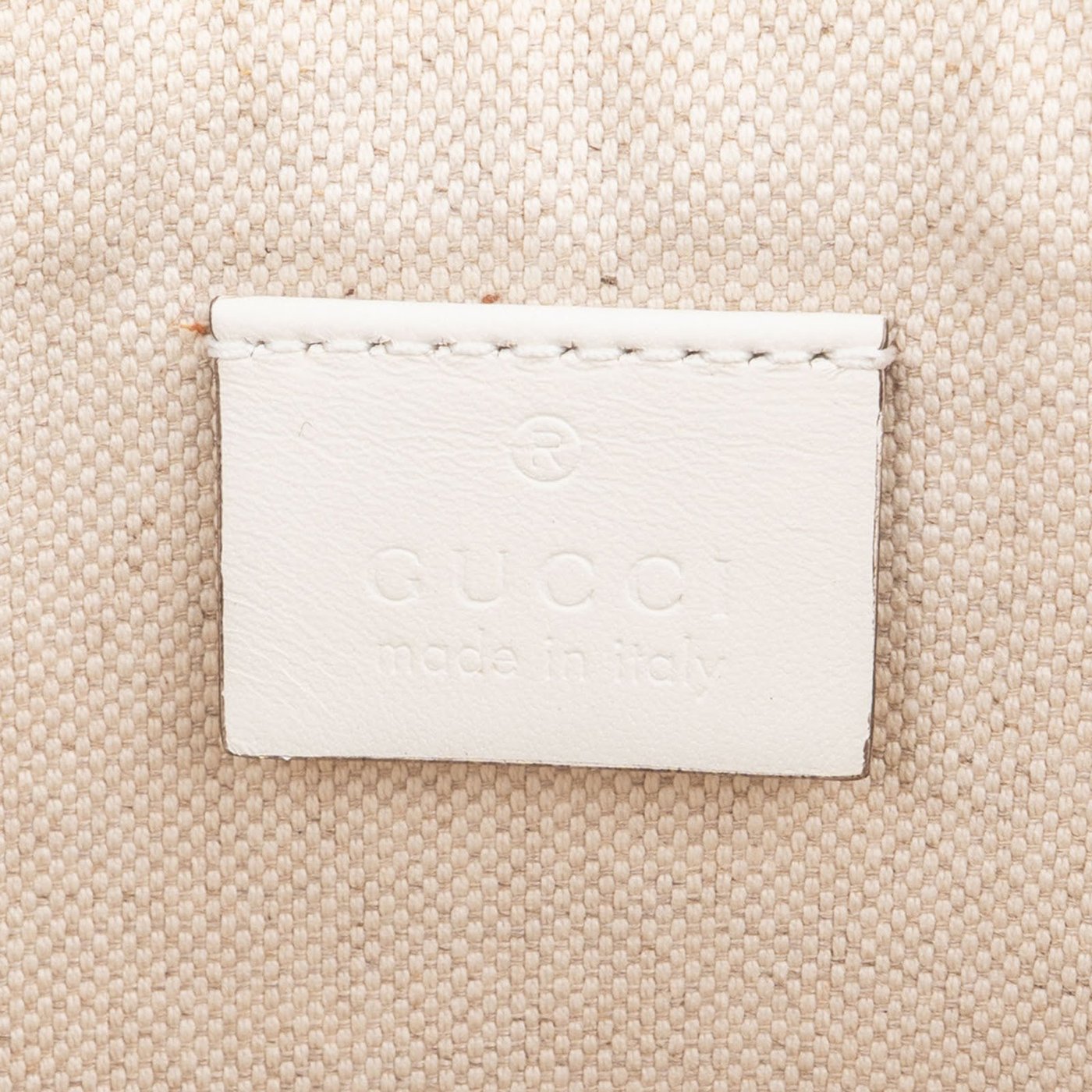 Gucci Canvas Umbrella Print Pouch Bag
