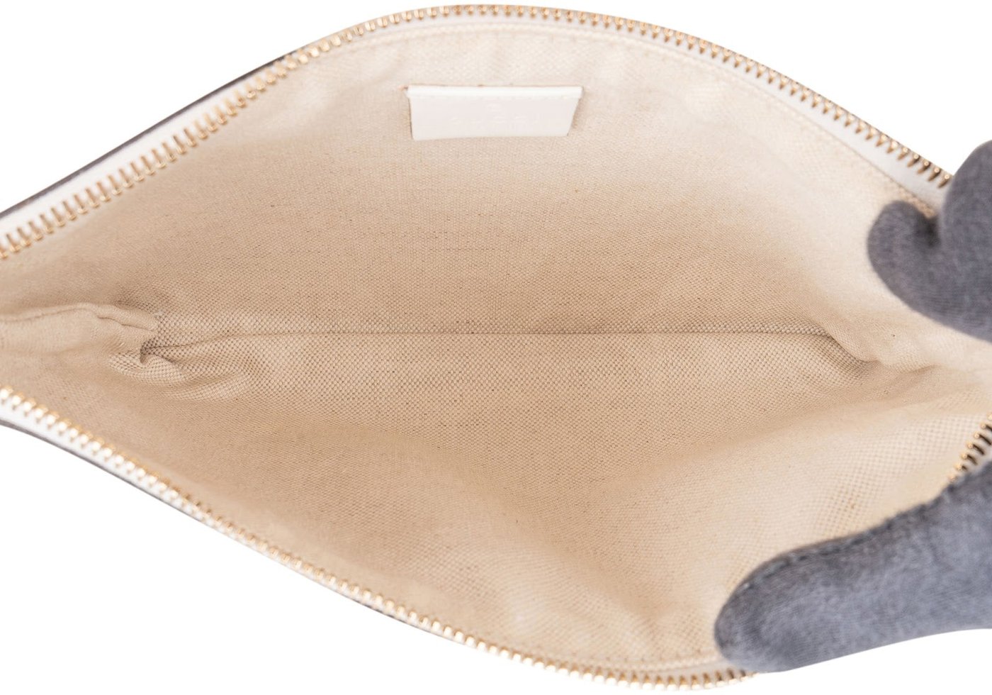 Gucci Canvas Umbrella Print Pouch Bag