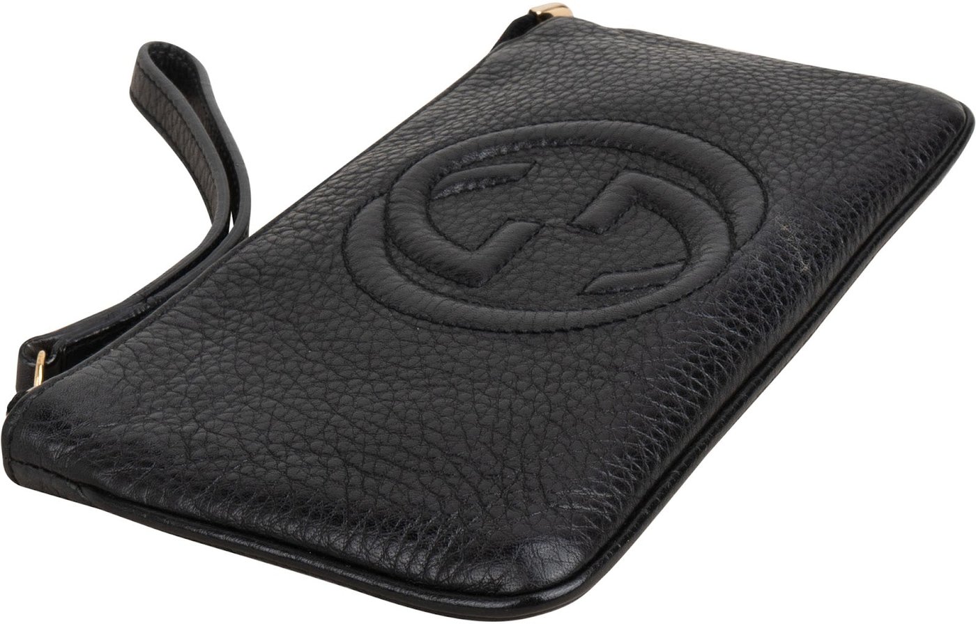 Gucci Soho Leather Wallet Pouch Bag