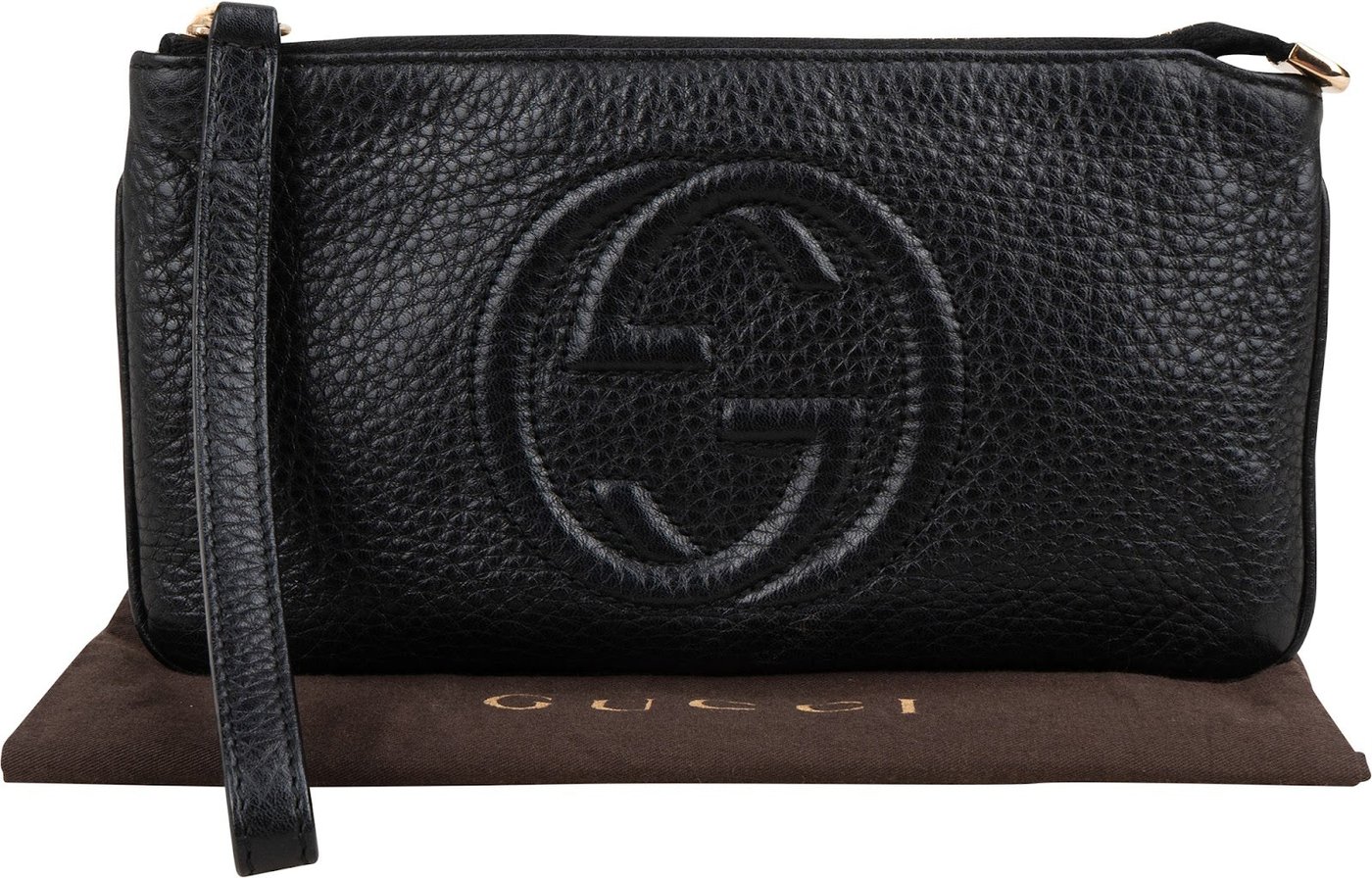 Gucci Soho Leather Wallet Pouch Bag