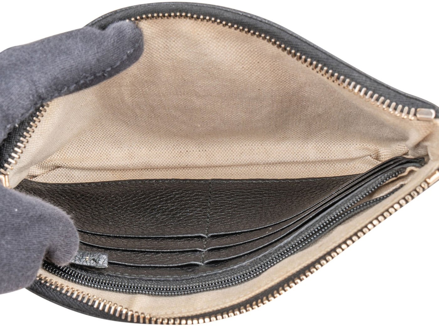 Gucci Soho Leather Wallet Pouch Bag