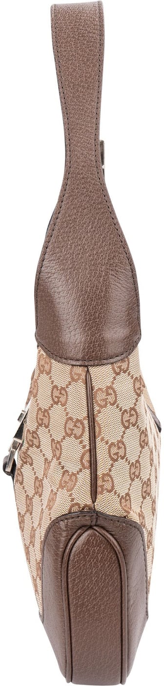 Gucci Monogram GG Canvas Jackie O Web Shoulder Bag New Model