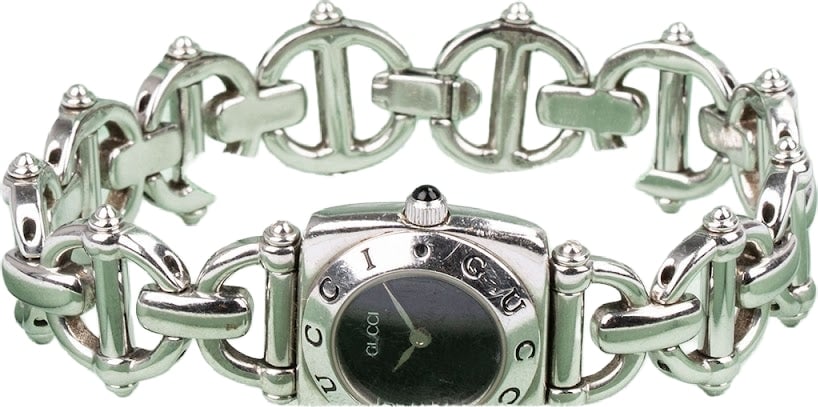 Gucci Silver Tone 6400L Horsebit Woman Watch