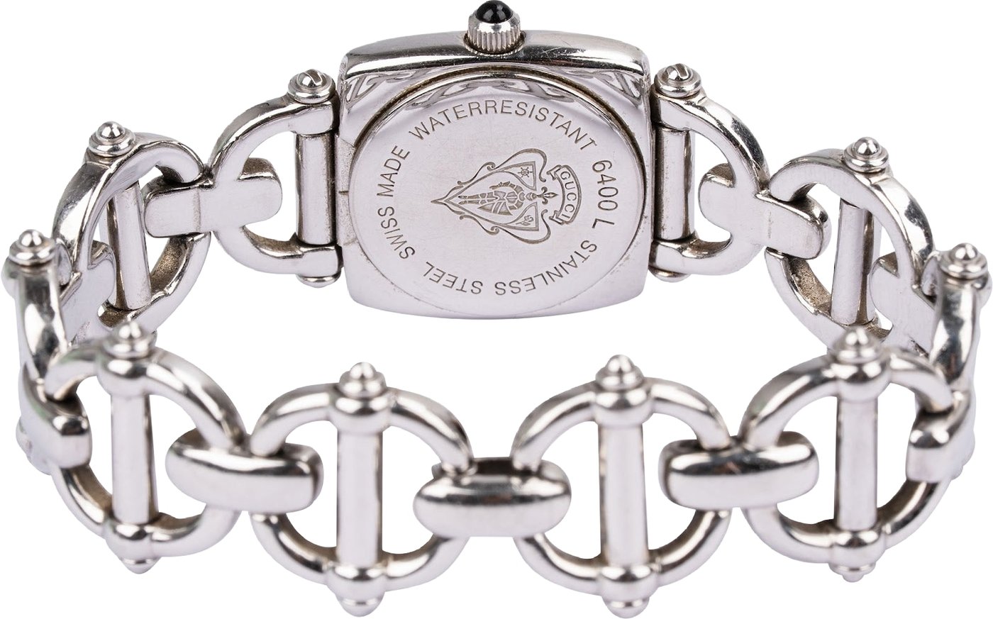 Gucci Silver Tone 6400L Horsebit Woman Watch