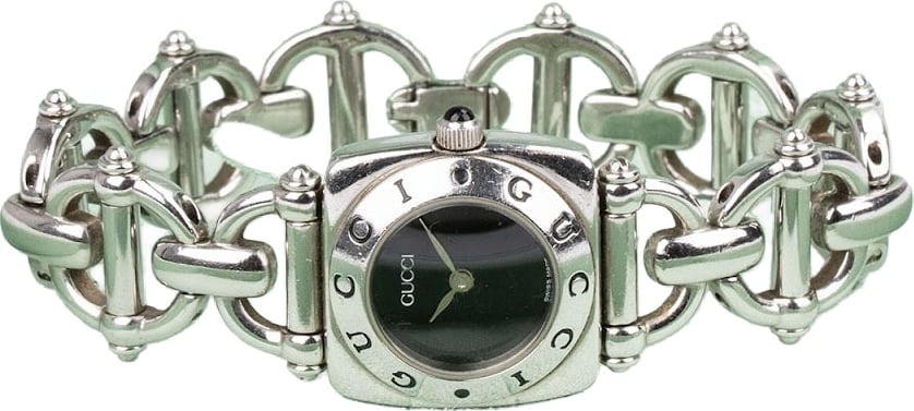 Gucci Silver Tone 6400L Horsebit Woman Watch