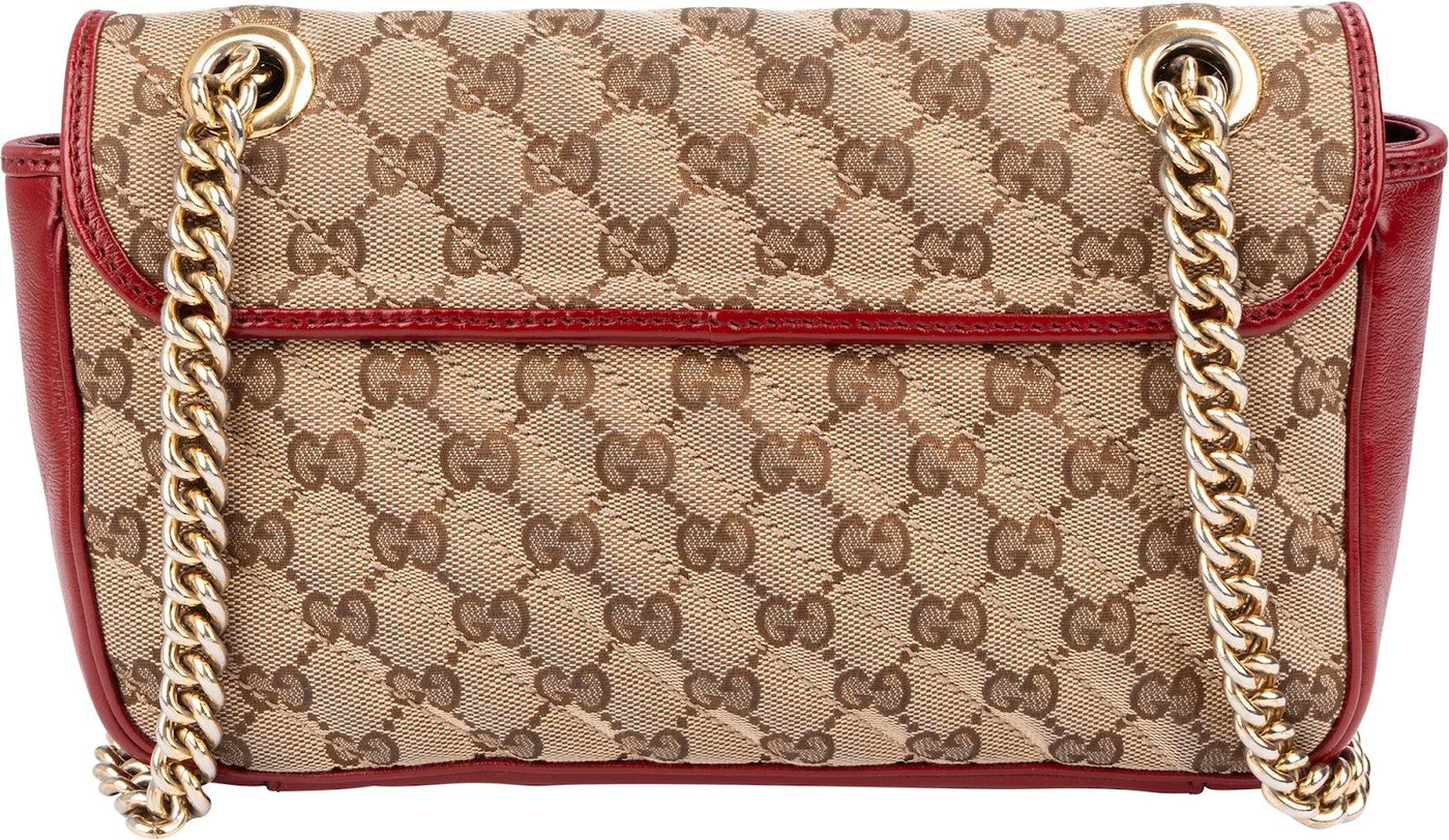 Gucci Monogram GG Quilted Canvas Marmont Crossbody Bag