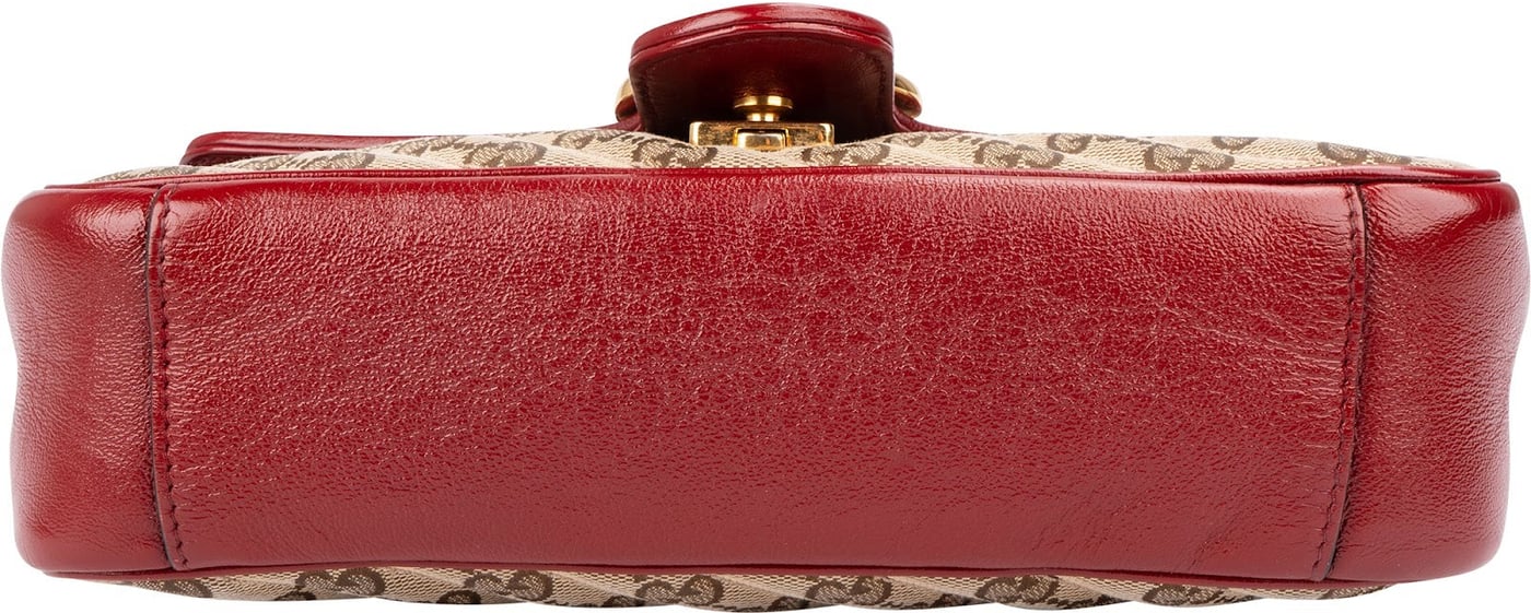 Gucci Monogram GG Quilted Canvas Marmont Crossbody Bag