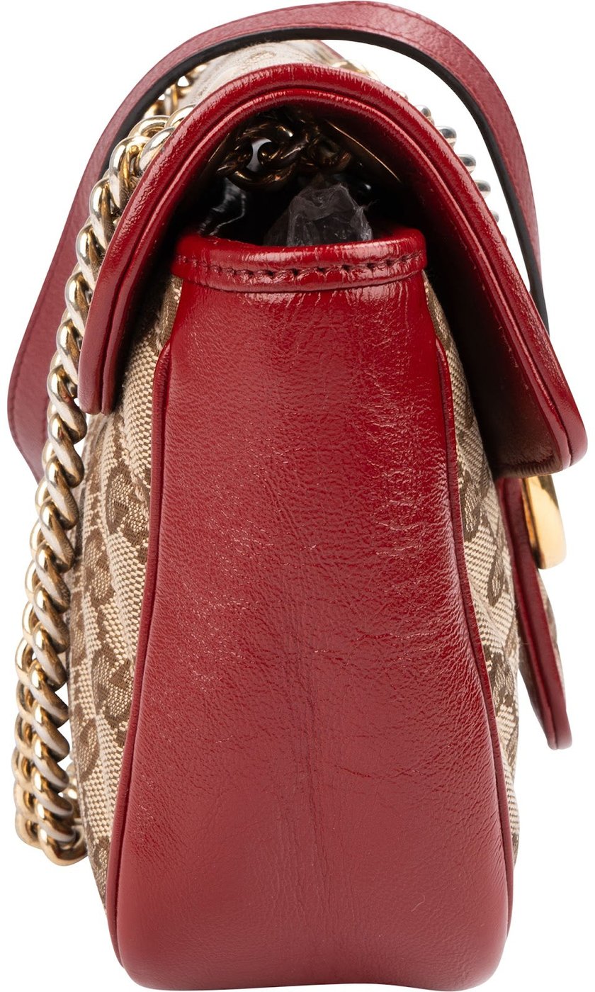 Gucci Monogram GG Quilted Canvas Marmont Crossbody Bag