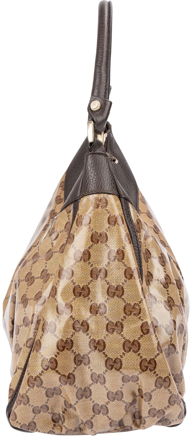 Gucci Monogram GG Coated Canvas Abbey D-Ring Hobo Shoulder Bag