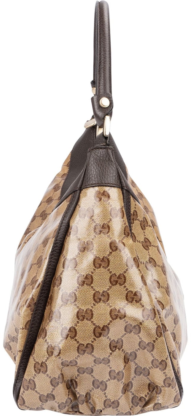 Gucci Monogram GG Coated Canvas Abbey D-Ring Hobo Shoulder Bag
