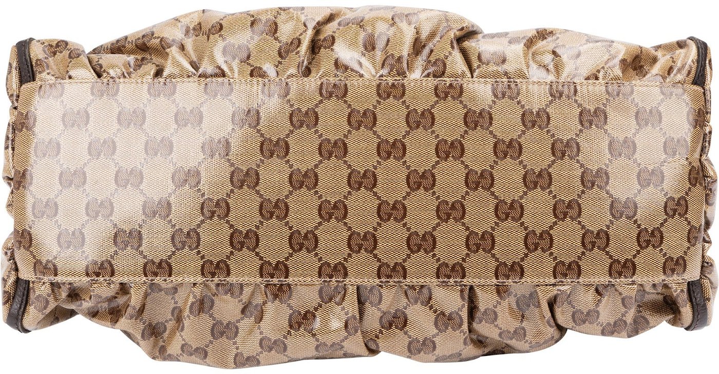 Gucci Monogram GG Coated Canvas Abbey D-Ring Hobo Shoulder Bag