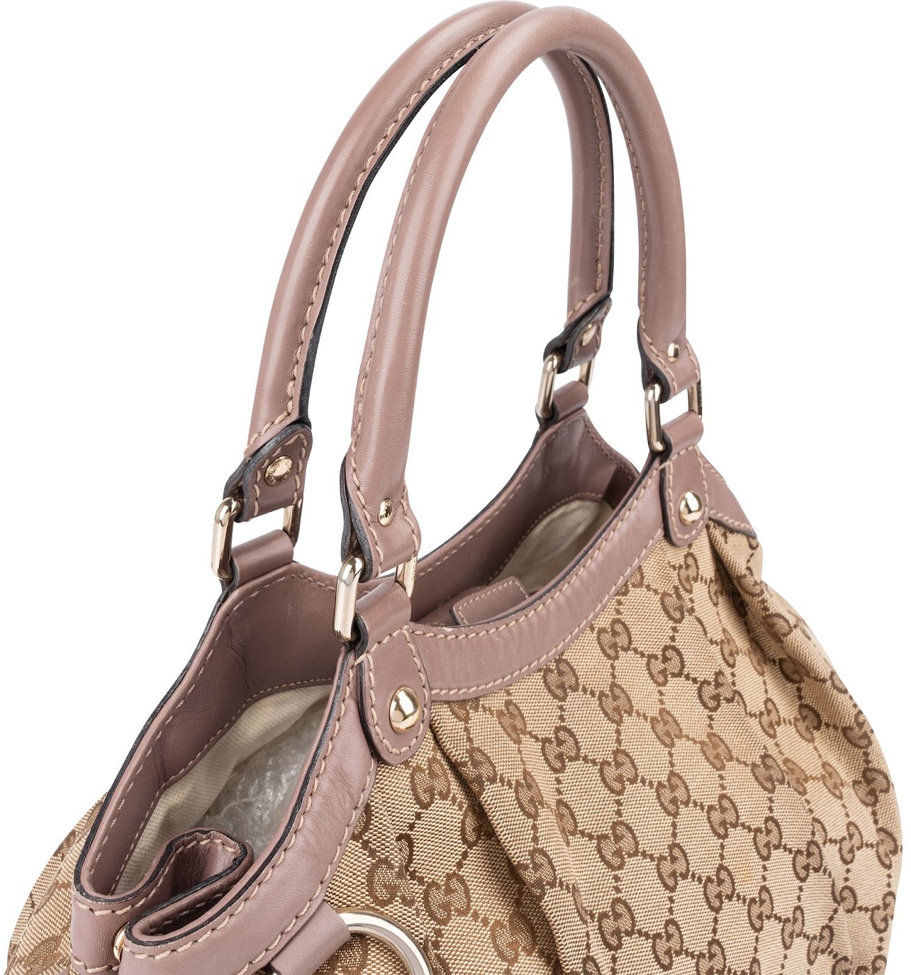 Gucci Monogram GG Canvas Sukey Handbag