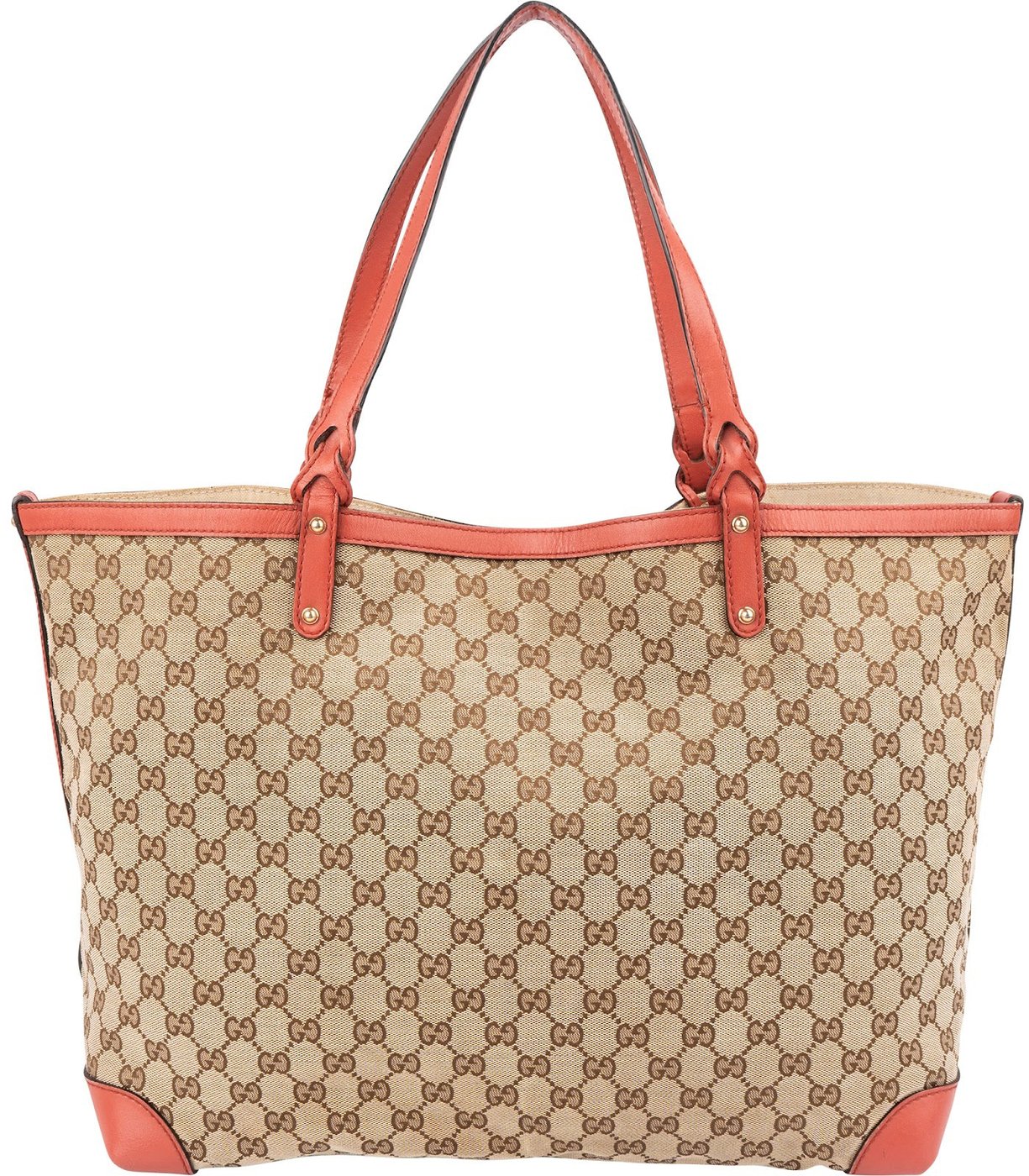 Gucci Monogram GG Canvas Large Bree Tote Shoulder Bag
