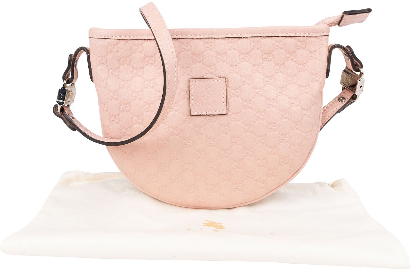 Gucci Microguccissima Leather Mini Half Moon Shoulder Bag