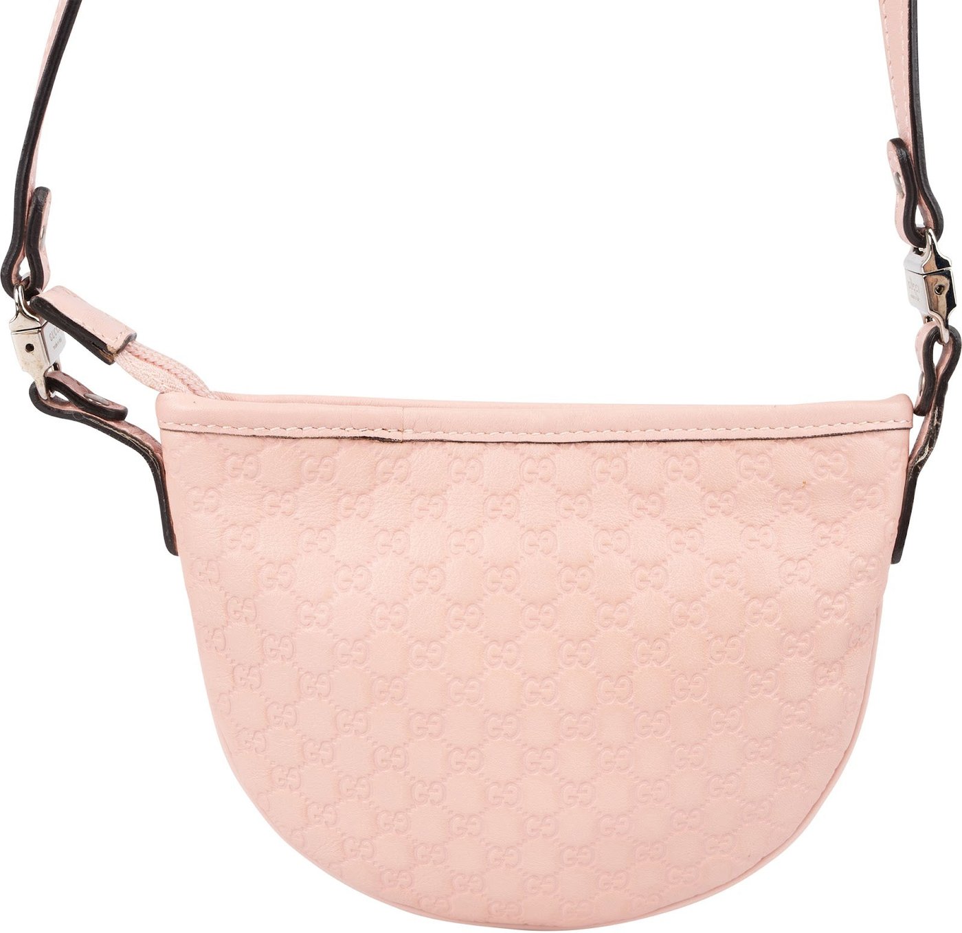 Gucci Microguccissima Leather Mini Half Moon Shoulder Bag