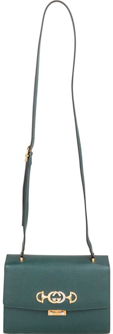 Gucci Grained Leather Zumi GG Small Crossbody Bag