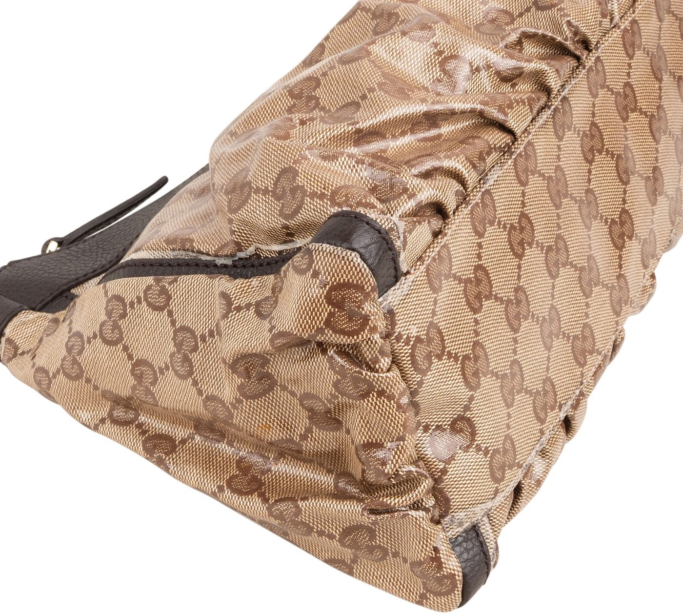 Gucci Monogram Coated Canvas GG Abbey D-Ring Shoulder Bag