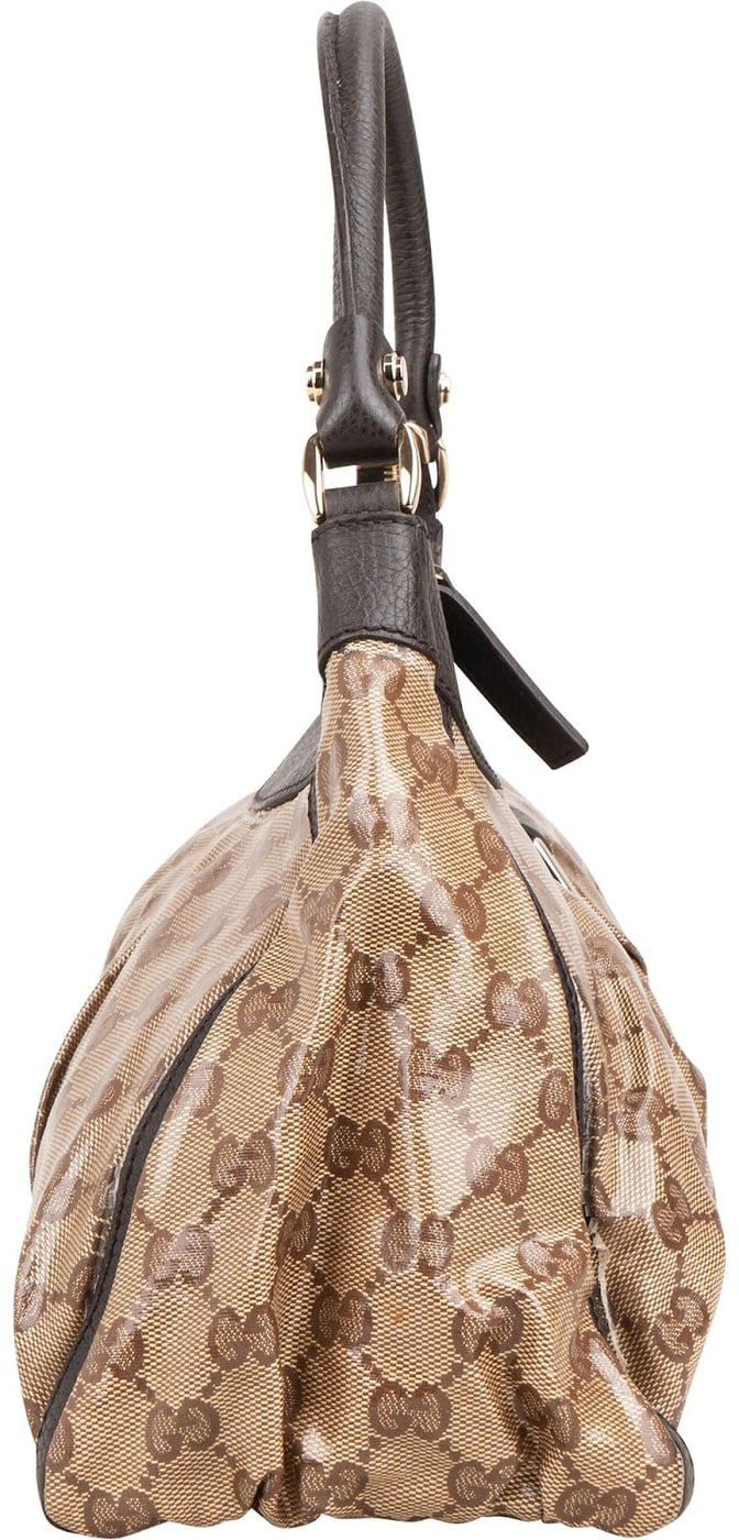 Gucci Monogram Coated Canvas GG Abbey D-Ring Shoulder Bag