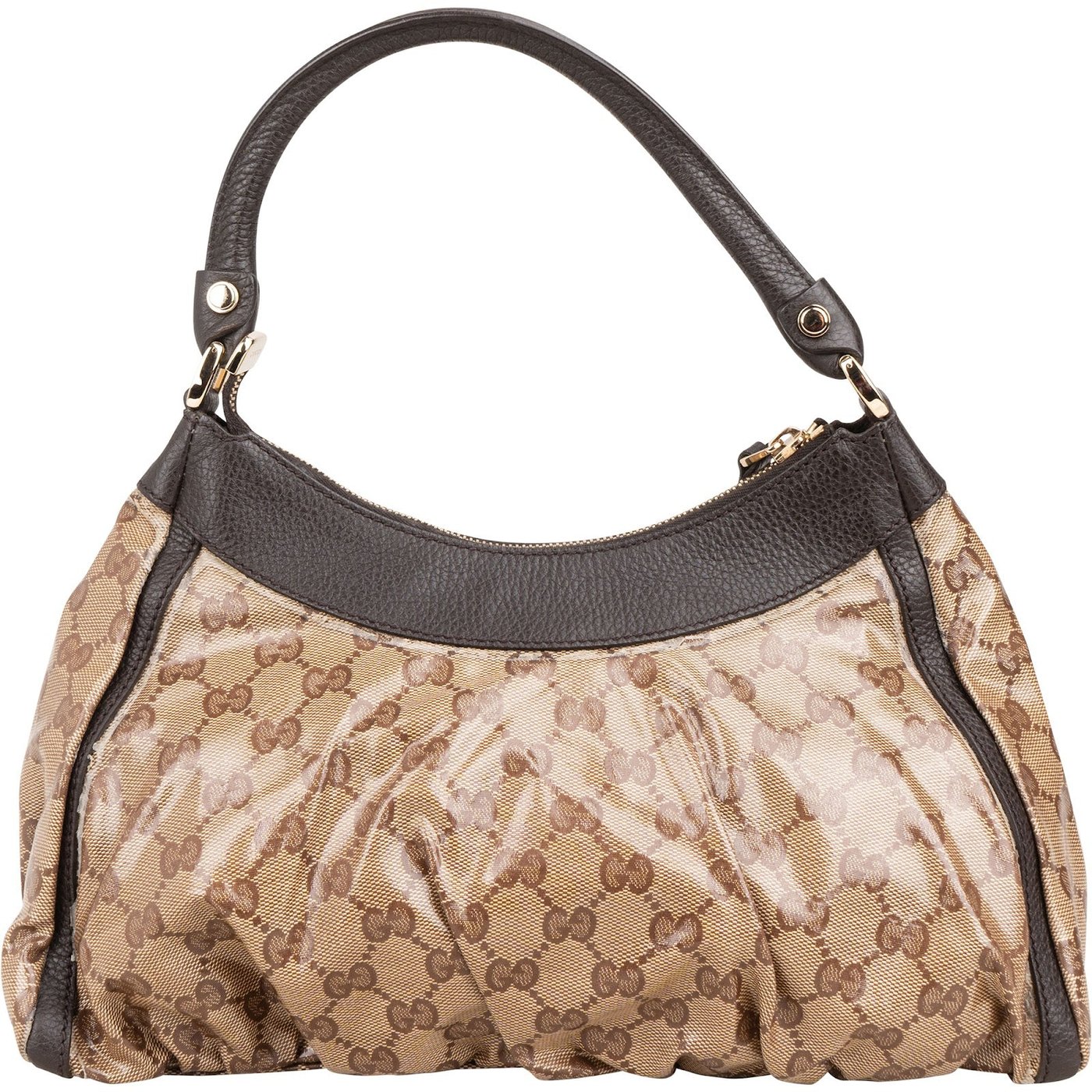 Gucci Monogram Coated Canvas GG Abbey D-Ring Shoulder Bag