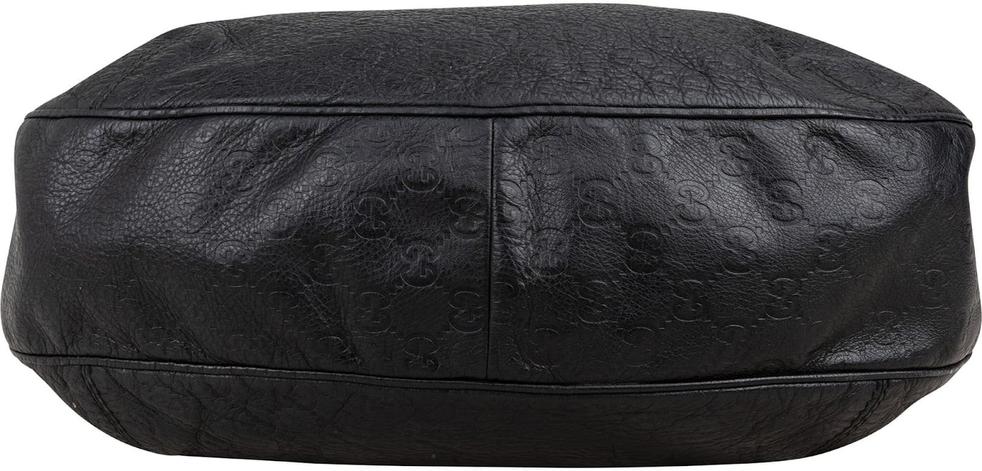 Gucci Grained Guccissima Leather Hobo Shoulder Bag