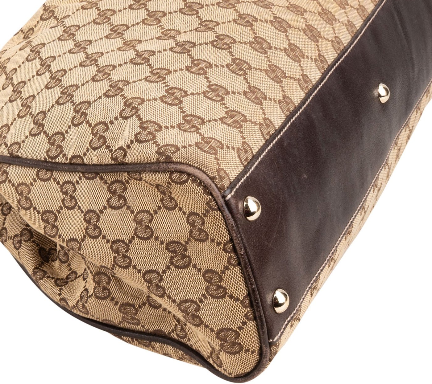 Gucci Monogram GG Canvas Indy Tassel Drawstring Hobo Shoulder Bag