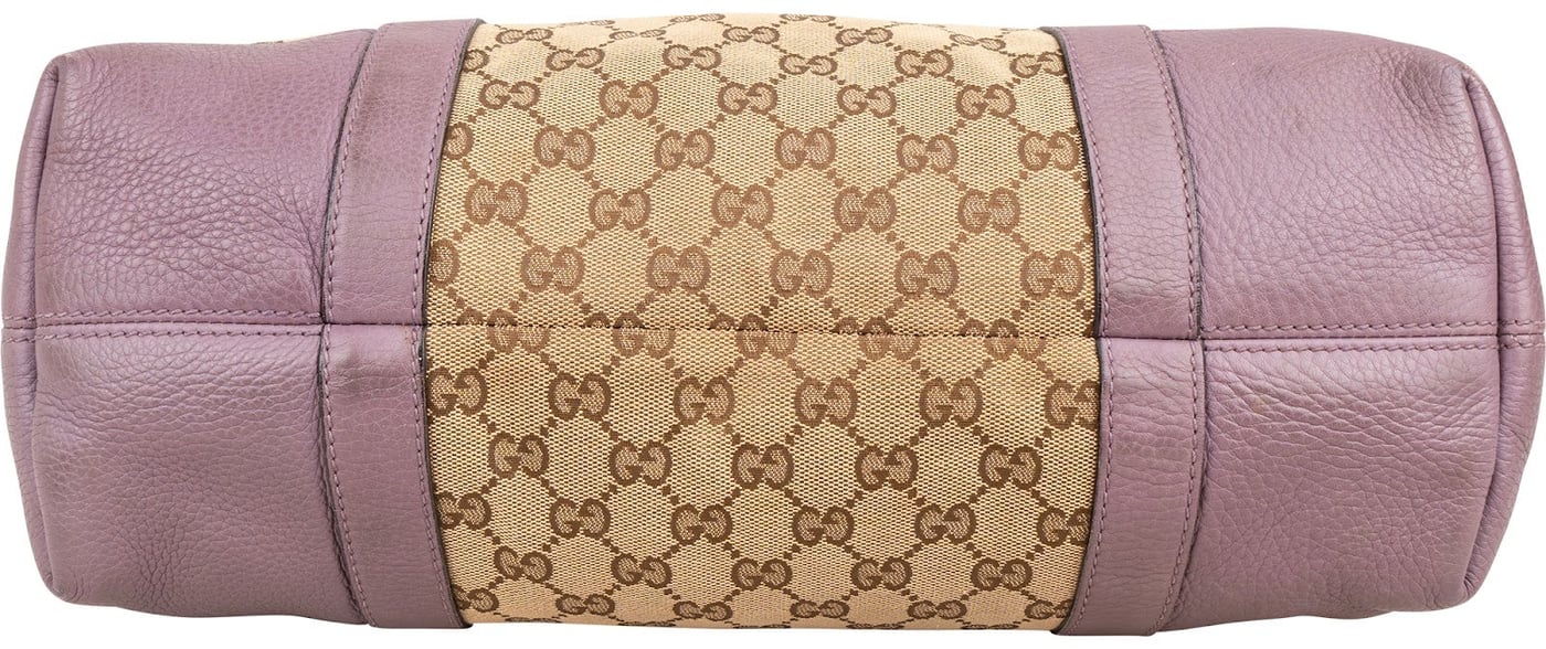 Gucci Monogram GG Canvas Interlocking GG Tote Shoulder Bag