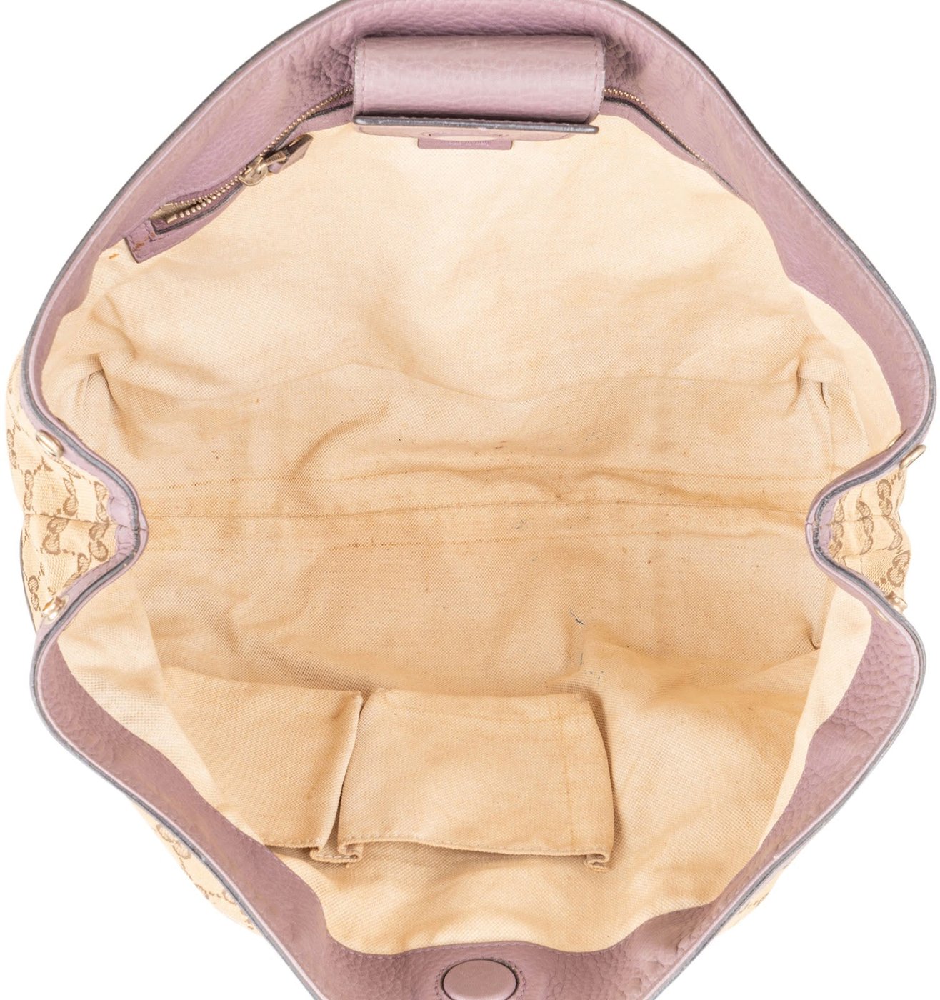 Gucci Monogram GG Canvas Interlocking GG Tote Shoulder Bag