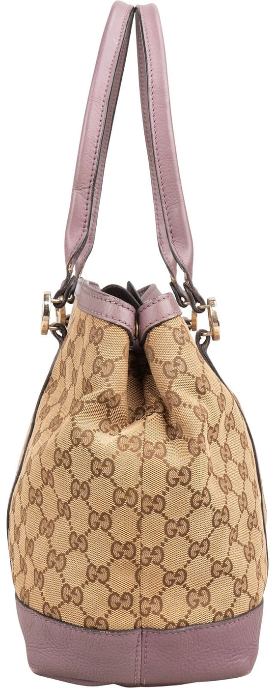 Gucci Monogram GG Canvas Interlocking GG Tote Shoulder Bag