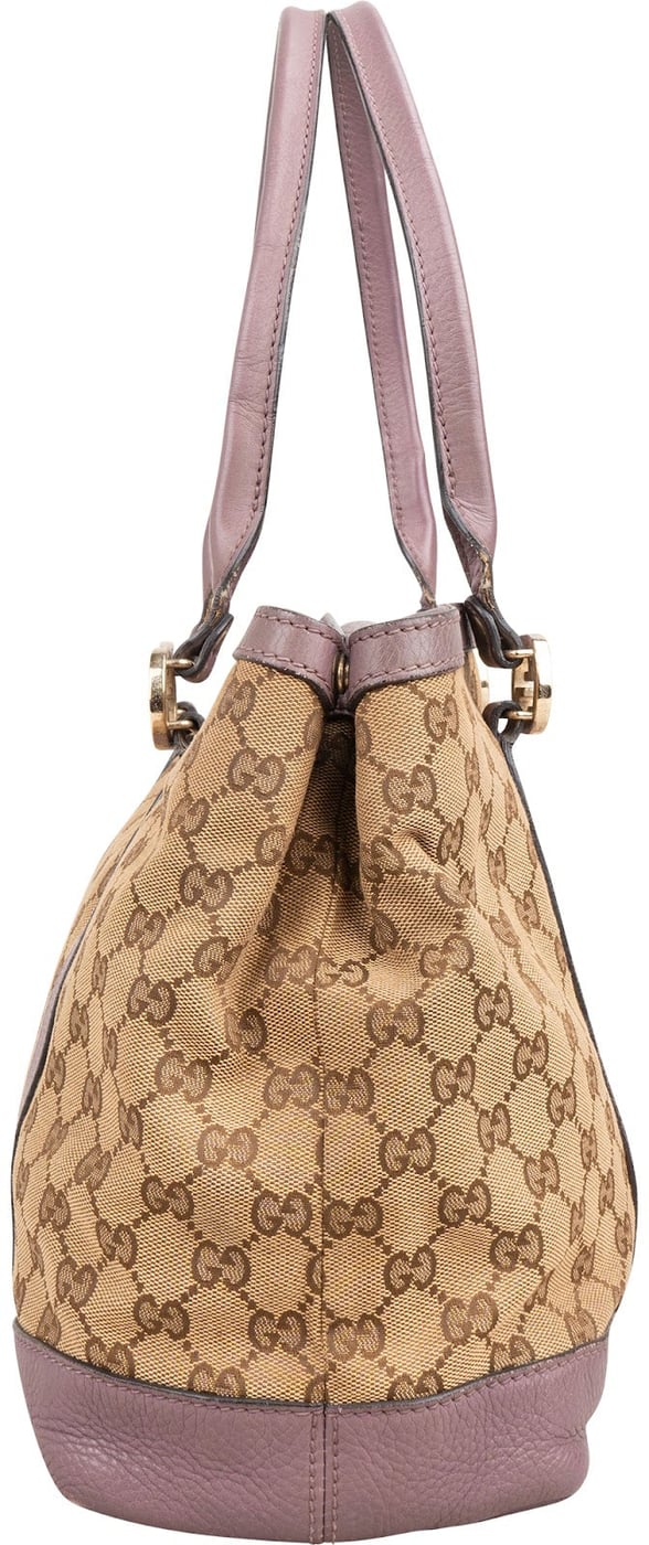 Gucci Monogram GG Canvas Interlocking GG Tote Shoulder Bag