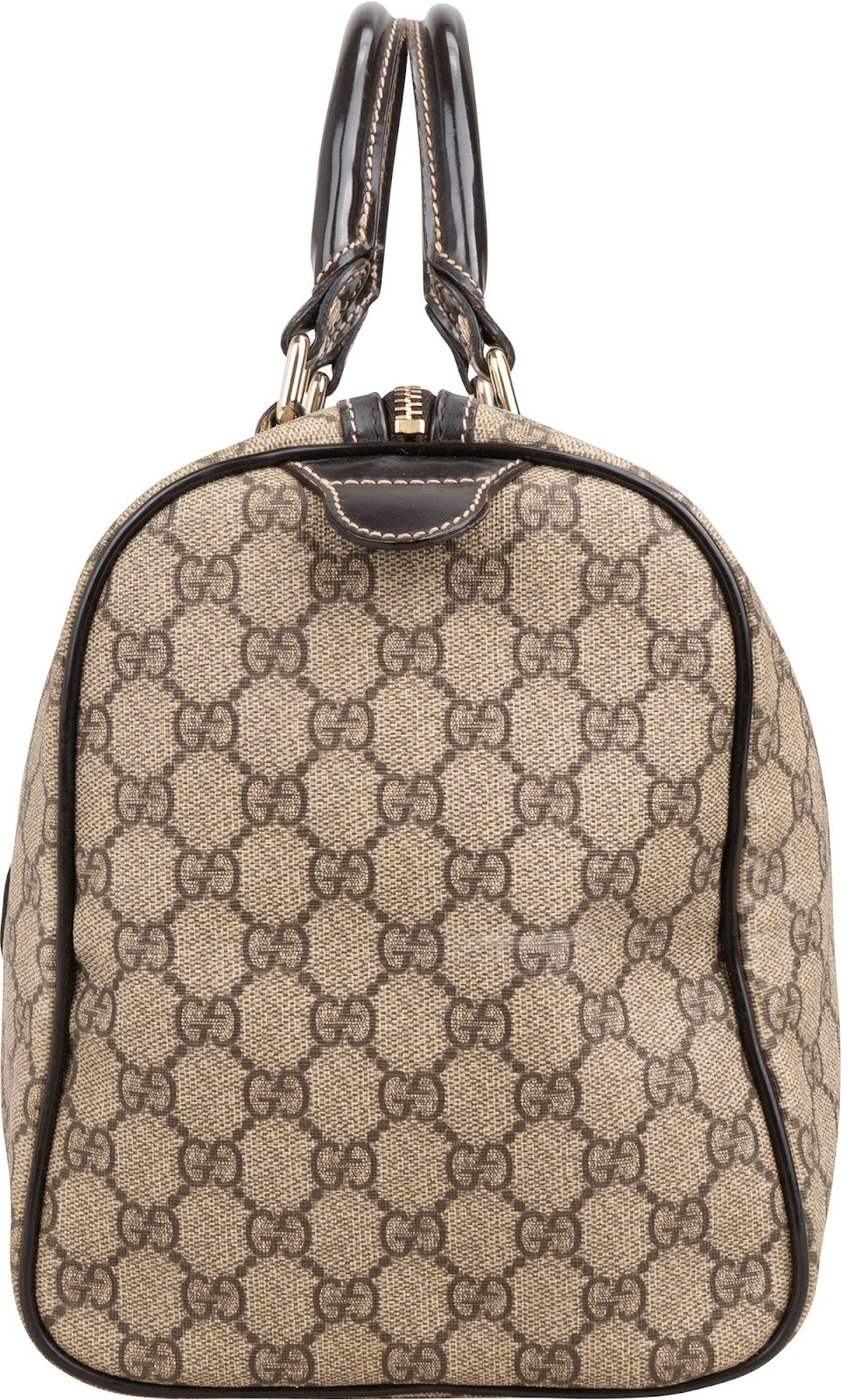 Gucci Monogram GG Supreme Canvas Joy Boston Handbag