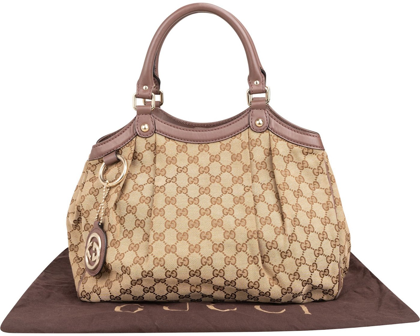 Gucci Monogram GG Canvas Sukey Handbag