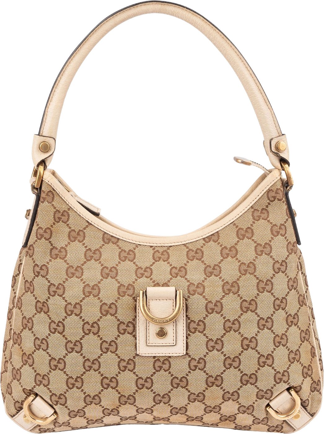 Gucci Monogram GG Canvas Abbey D-Ring Hobo Shoulder Bag