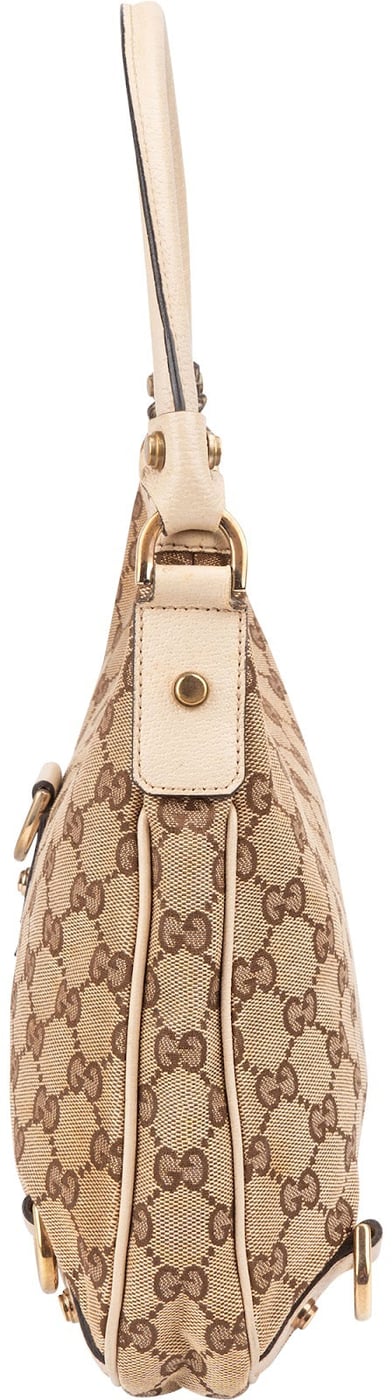 Gucci Monogram GG Canvas Abbey D-Ring Hobo Shoulder Bag