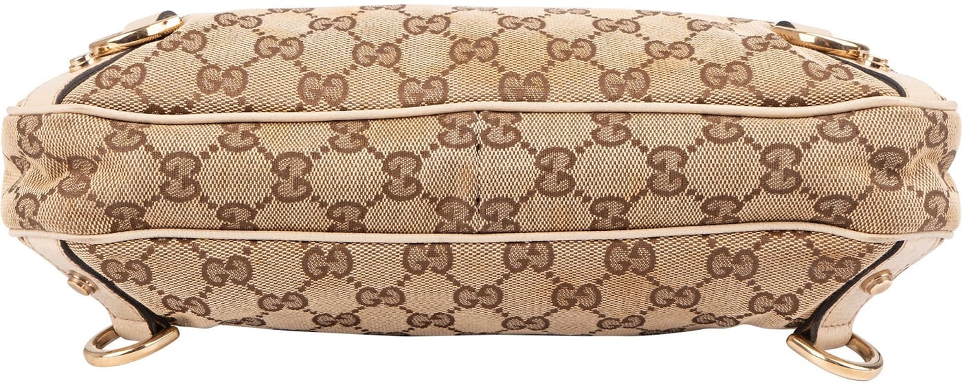 Gucci Monogram GG Canvas Abbey D-Ring Hobo Shoulder Bag