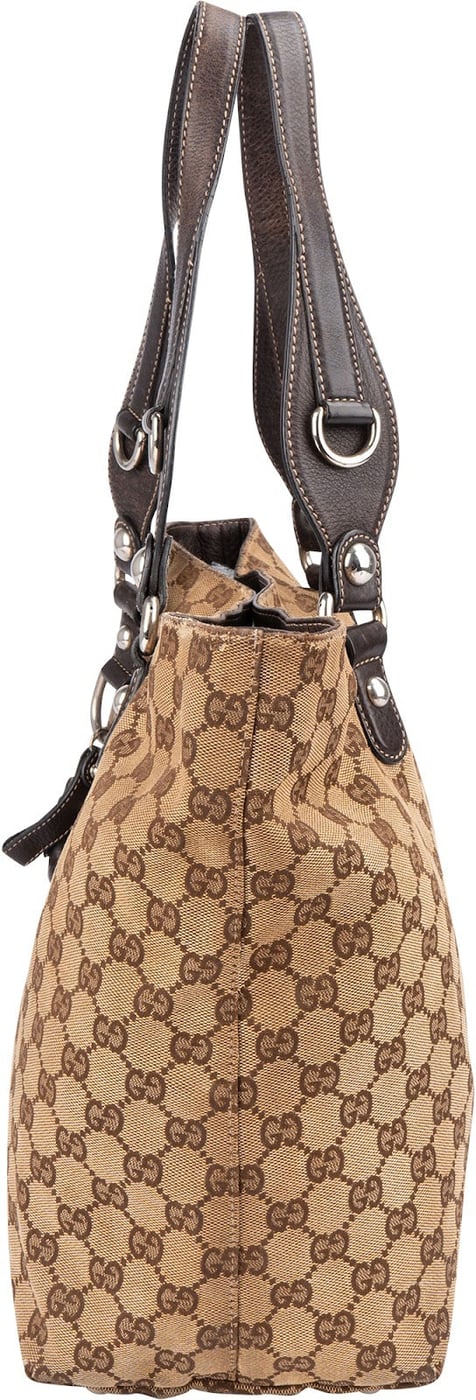 Gucci Monogram GG Canvas Jolicoeur Horsebit Tote Shoulder Bag