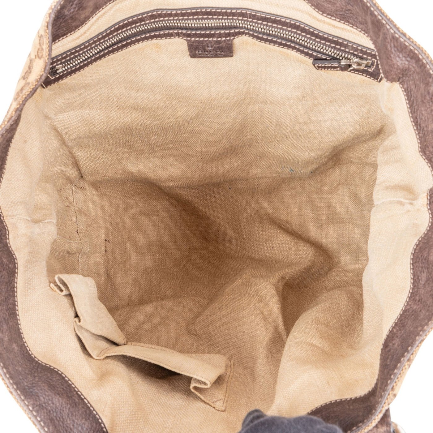 Gucci Monogram GG Canvas Jolicoeur Horsebit Tote Shoulder Bag