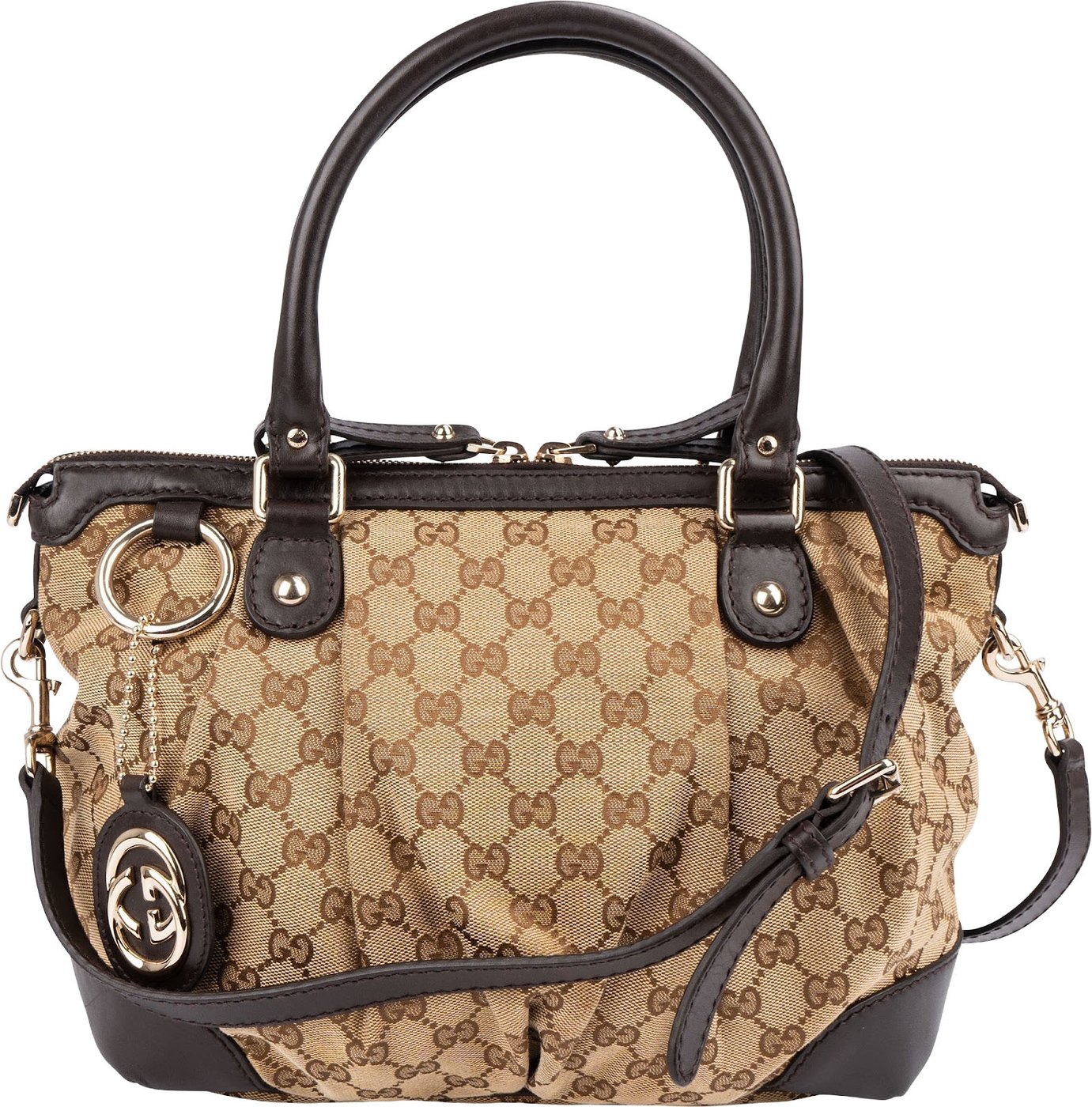 Gucci Monogram GG Canvas Sukey Handbag