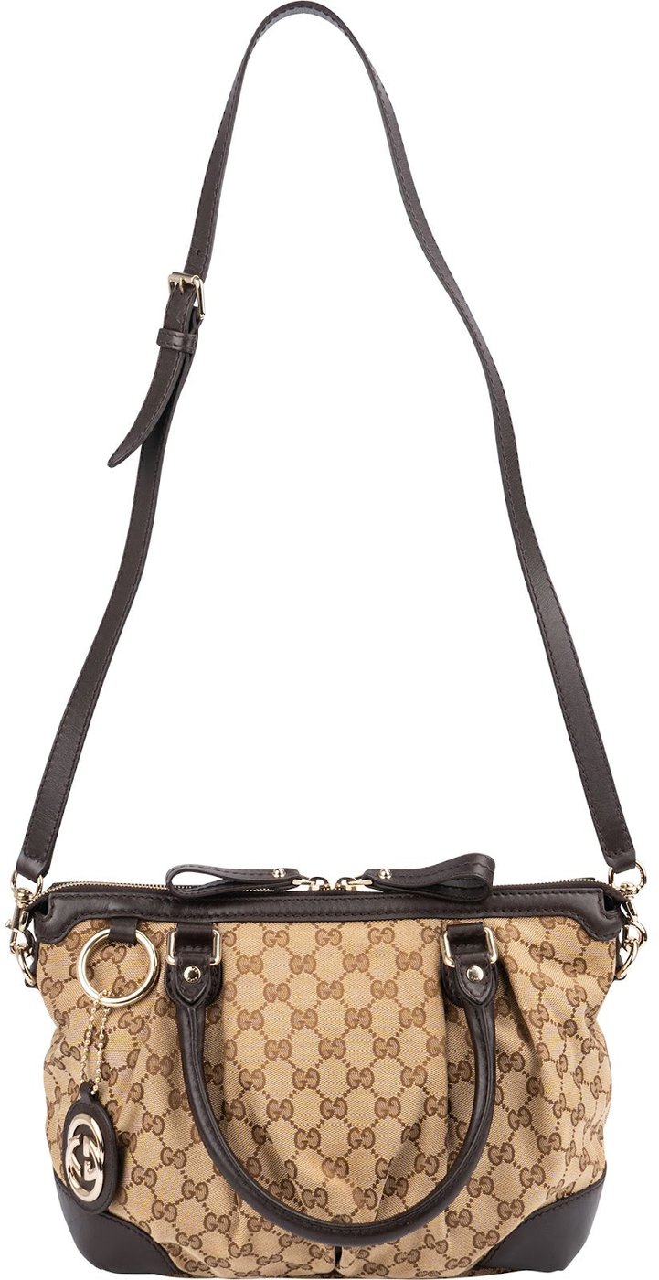 Gucci Monogram GG Canvas Sukey Handbag