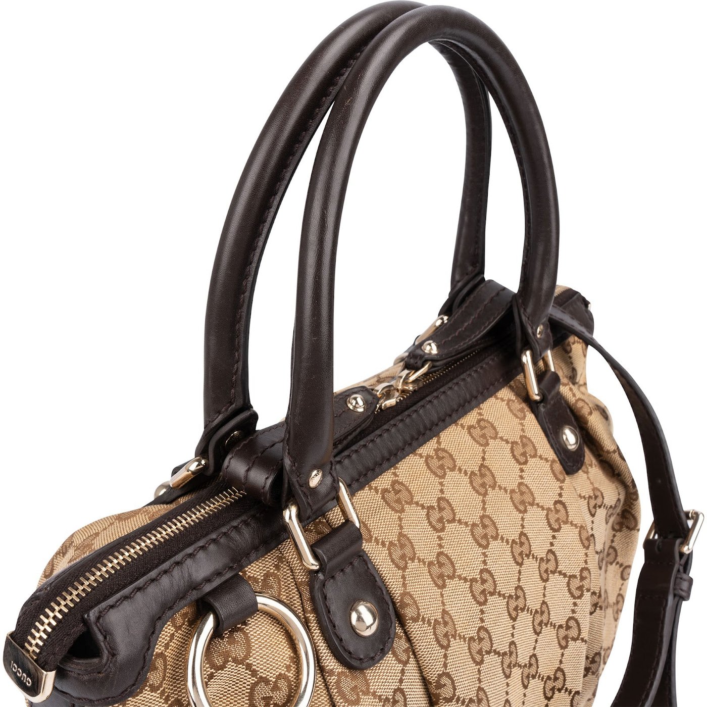 Gucci Monogram GG Canvas Sukey Handbag