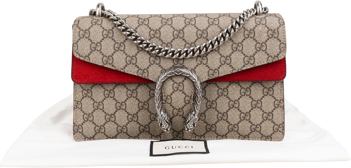 Gucci Monogram GG Supreme Canvas Dionysus Shoulder Bag