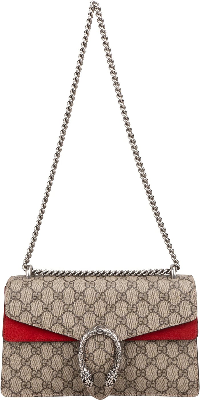 Gucci Monogram GG Supreme Canvas Dionysus Shoulder Bag