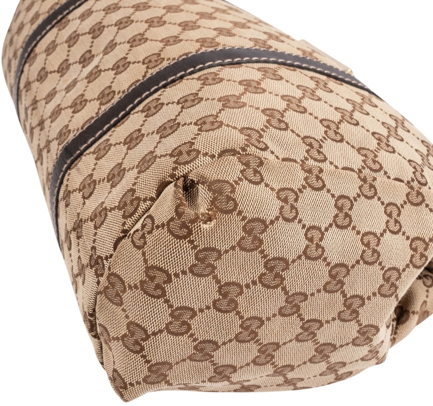 Gucci Monogram GG Canvas New Britt Web Hobo Shoulder Bag
