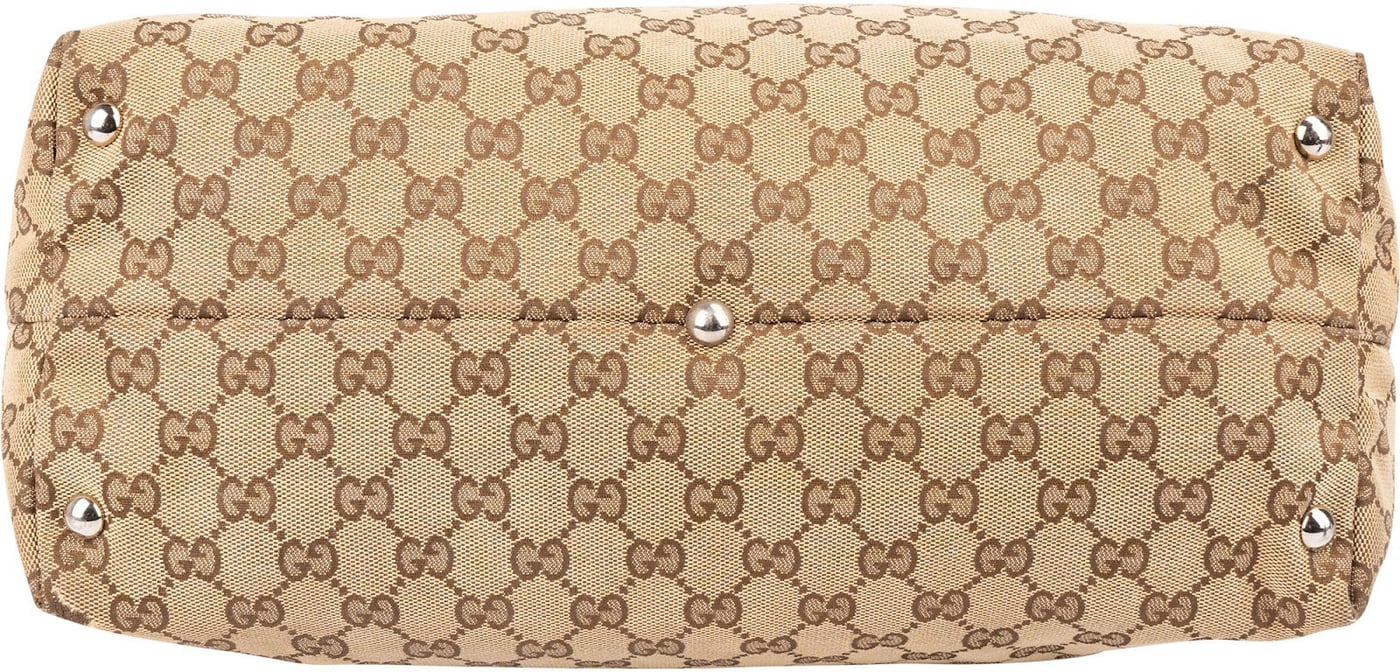 Gucci Monogram GG Canvas Horsebit Handbag